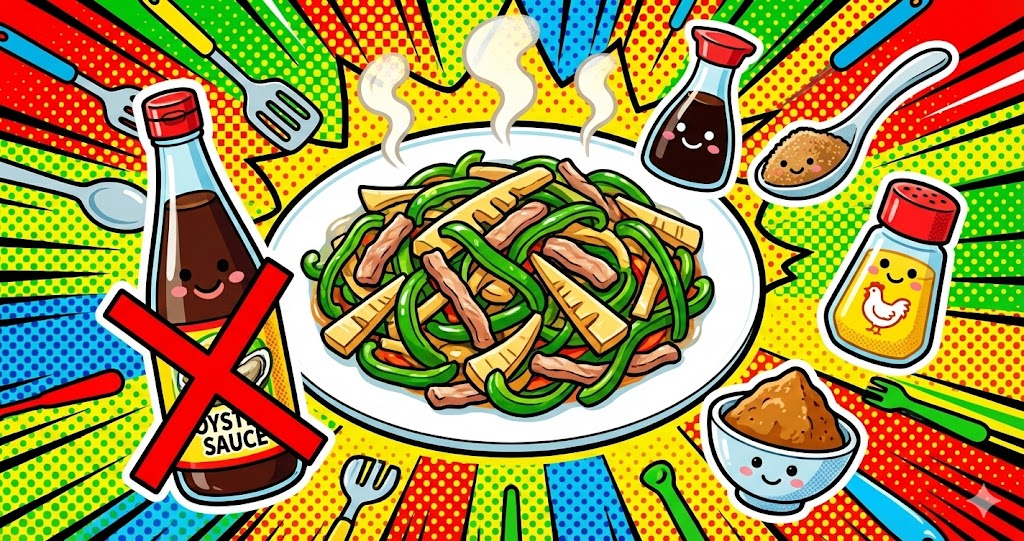 オイスターソース代用で本家超え？青椒肉絲（チンジャオロース）の黄金比レシピと「とろみ」の科学